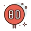 Speed limit icon 64x64