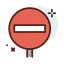 Forbidden sign icon 64x64