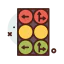 Traffic lights icon 64x64