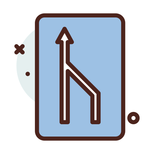 Narrow road icône