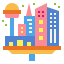 Space colony icon 64x64