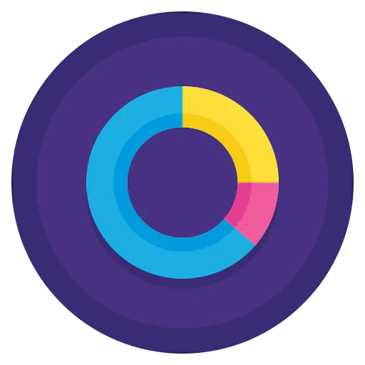 Pie chart 图标