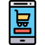 Mobile shopping icon 64x64