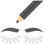 Eyebrow pencil icon 64x64