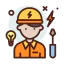 Electrician ícono 64x64