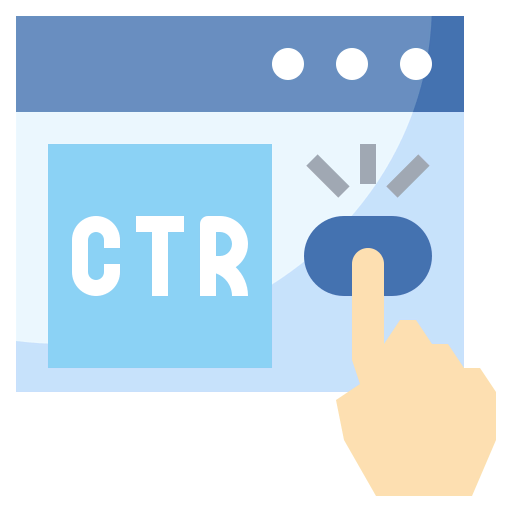 Click through rate Symbol
