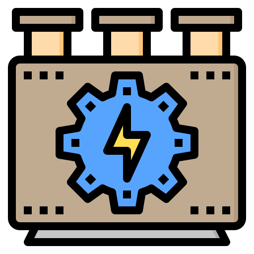 Factory machine icon