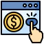 Pay per click ícone 64x64
