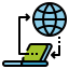 Online transfer icon 64x64