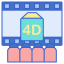 4D фильм иконка 64x64
