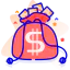 Money bag icon 64x64