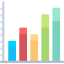 Bars chart icon 64x64