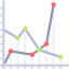 Line graph Symbol 64x64