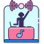 Disc jockey Symbol 64x64