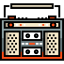 Radio cassette icon 64x64