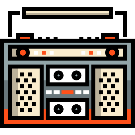 Radio cassette icon