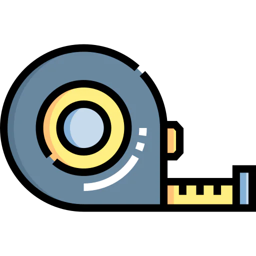 Measuring tape icon