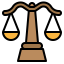 Justice scale icon 64x64