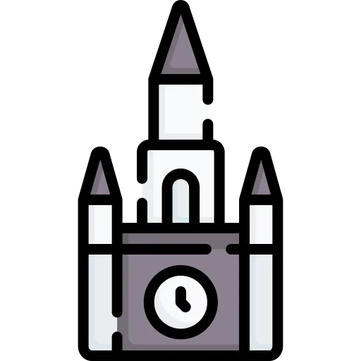 Clock tower icon