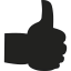 Thumb up icon 64x64