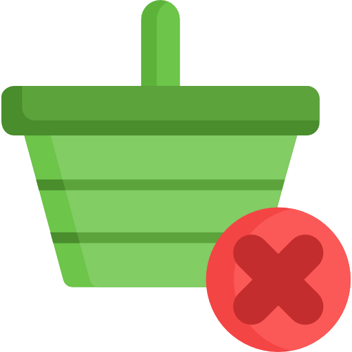 Delete cart 图标