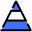 Pyramid chart icon 64x64