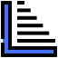 Bar chart icon 64x64