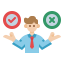 Decision making icon 64x64
