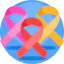 Cancer ribbon іконка 64x64
