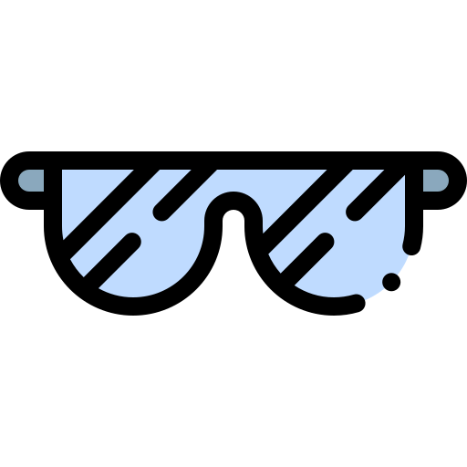 Safety glasses icon