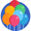 Воздушный шар иконка 64x64