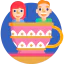 Tea cup ride ícone 64x64