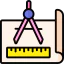 Technical drawing biểu tượng 64x64