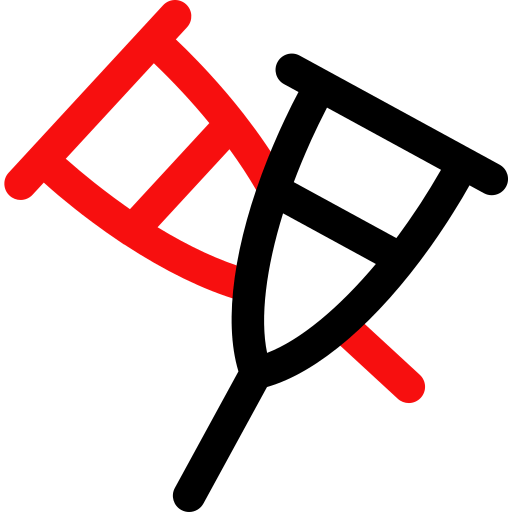 Crutches ícono
