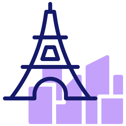 Eiffel tower icon
