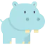 Hippopotamus icon 64x64