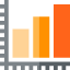 Bar chart icon 64x64