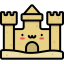 Sand castle icon 64x64