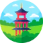 Pagoda ícono 64x64