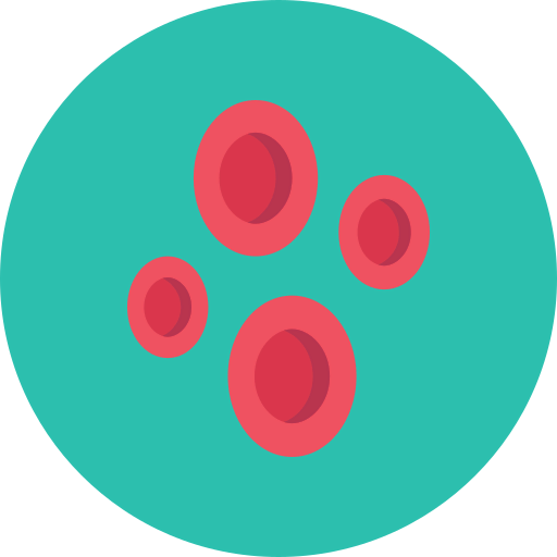 Red blood cells icon
