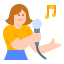 Singing icon 64x64