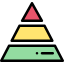 Pyramid chart icon 64x64