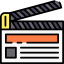 Clapperboard icon 64x64