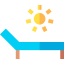 Sunbathing icon 64x64