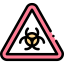 Biohazard sign ícono 64x64