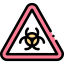 Biohazard sign ícone 64x64