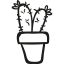 Two Cactus Plant in a Pot icon 64x64