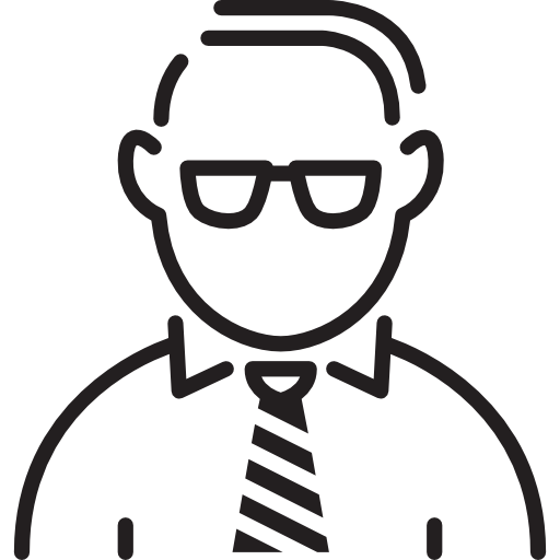 Manager with Tie icon