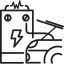 Car Battery Charging Ikona 64x64