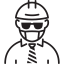Бригадир в шлеме иконка 64x64